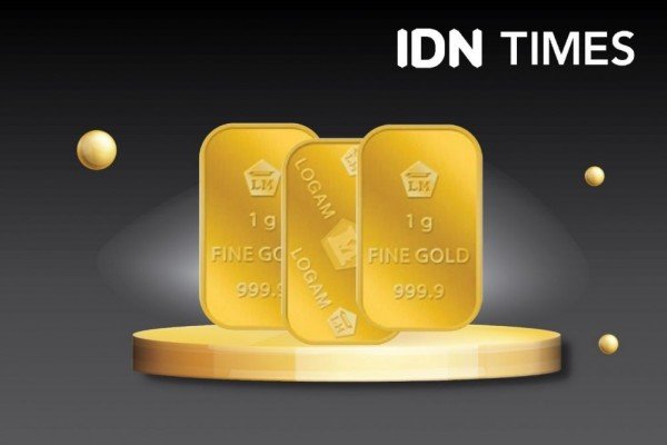 Emas Hari Ini Lebih Murah, Sekarang Hanya Rp1,87 Juta