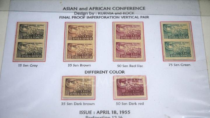 Pameran Filateli Ungkap Sejarah KAA 1955 Lewat Ribuan Prangko dari 29 Negara